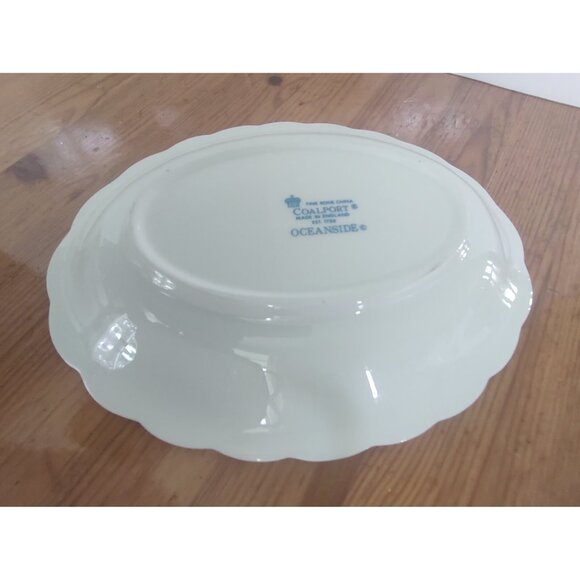 Coalport Bone China Gravy Boat and Underplate Oceanside Pattern - Picture 7 of 13
